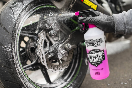 Muc-Off 664-CTJ - Biodegradowalny płyn do mycia motocykla z nanotechnologią z atomizerem - 1l - Nano Tech Motorcycle Cleaner