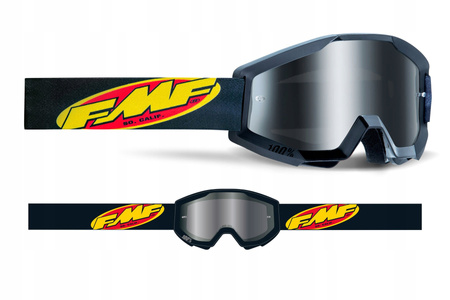 GOGLE FMF JUNIOR POWERCORE BLACK SZYBA LUSTRO