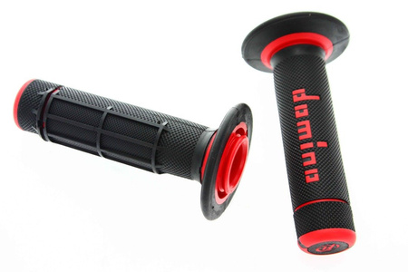 Manetki Domino czarno - czerwone