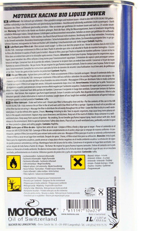 Motorex Racing Air Filter Oil Bio 1L