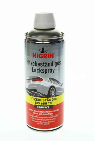 NIGRIN LAKIER ŻAROODPORNY CZARNY 400ml