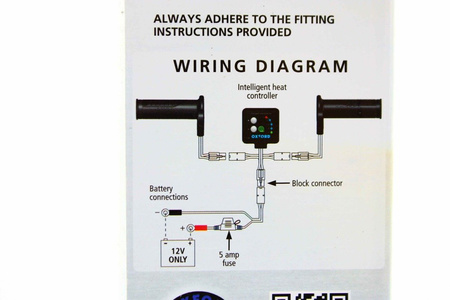OXFORD Manetki podgrzewane PREMIUM ADVENTURE do MOTOCYKLA z panelem sterującym