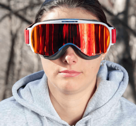 Gogle Ariete WABI Cafe Racer / MTB styl, anty fog, 100% produkcja Włochy