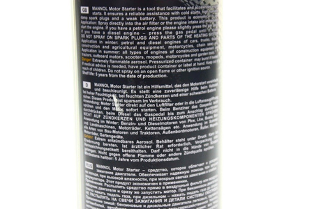 Mannol 9669 Motor Starter 450ml