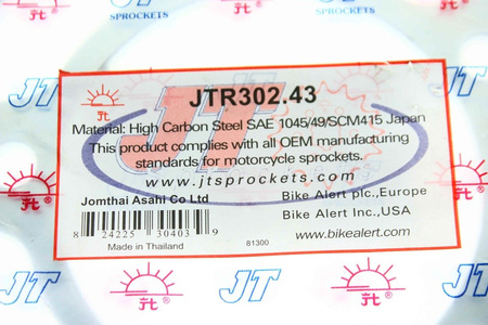 Ritzel Kettenrad  Stahl 43Z für Honda CBR 600/900 NEURitzel Kettenrad  Stahl 43Z für Honda CBR 600/900 NEU