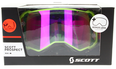 Gogle Scott Prospect czarny/żółty Motocross Enduro NOWE 2022