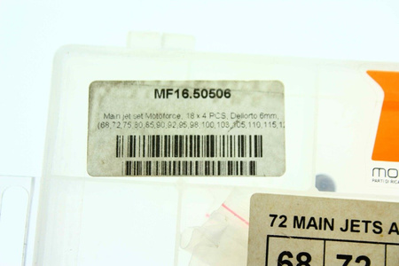 Hauptdüsenset Motoforce RACING 19 Stücke 6mm NEU