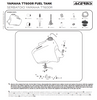 Bak paliwa 20L Yamaha TT 600R 1998 1999 2000 2001 2002 2003 2004