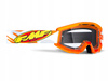 Gogle 100% FMF Powercore Assault orange clear