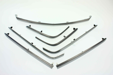 Honda Goldwing GL1800 '08&'10 Trunk / Saddlebag Molding Rear Caliente Silver