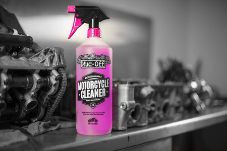 Muc-Off 664-CTJ - Biodegradowalny płyn do mycia motocykla z nanotechnologią z atomizerem - 1l - Nano Tech Motorcycle Cleaner