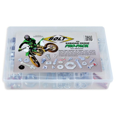 BOLT USA zestaw śrub Pro Pack Kawasaki KX / KXF