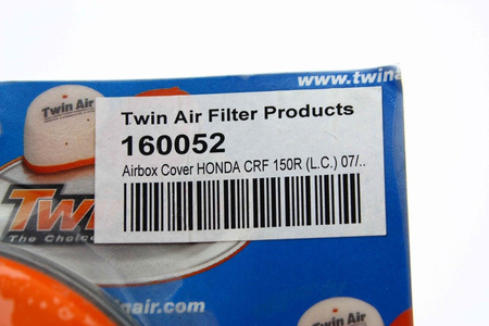 Twin Air Airbox Air Box Wash Cover For Honda CRF150 2007-2016 DOPPEL ABDECKUNG