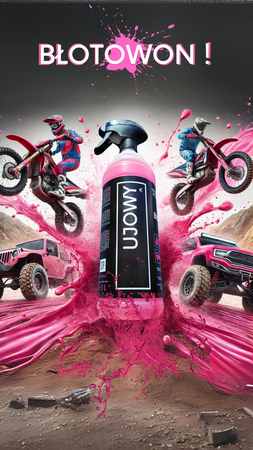 BŁOTOWON Ujowy płyn do mycia pojazdów Off-road ! 1L