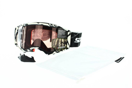 Gogle Scott Prospect AMPLIFIER czarny/biały Motocross Enduro EDYCJA LIMITOWANA