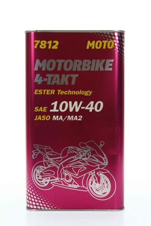 Mannol 7812 Motorbike 4-Takt 10W-40 4L MA2
