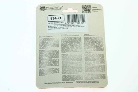 Klocki hamulcowe Moto Master Nitro Series KH 185