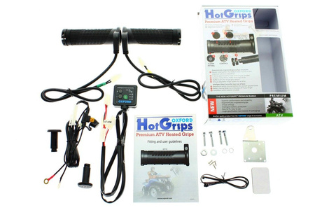 OXFORD OF770 Manetki podgrzewane PREMIUM ATV do Quada z panelem sterującym