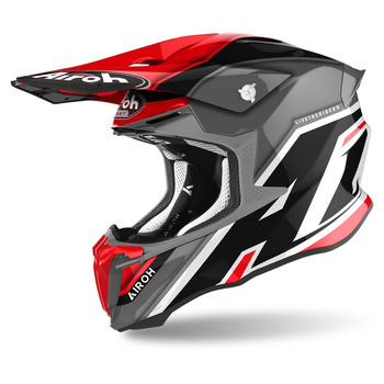 KASK AIROH TWIST 2.0 SHAKEN RED GLOSS L