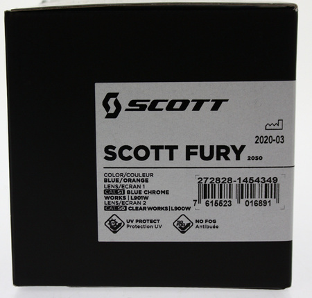 Gogle Scott Fury Niebieski Motocross Enduro NEU 2022