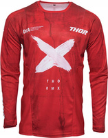 BLUZA CROSS ENDURO THOR PULSE HAZRD RED S