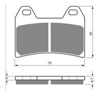 KH244 Klocki hamulcowe GOLDfren 141 S3