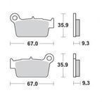 Klocki hamulcowe Moto Master Nitro Series KH 131