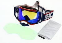 Gogle Scott Prospect retro niebieski/czerwony Motocross Enduro NOWE 2022